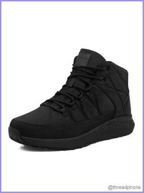 Non Slip Waterproof Work Boots Women Slip Resistant Ankle Food Service Chef